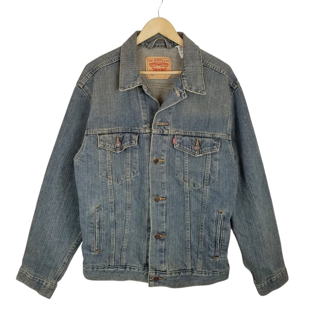 Levi's Men's Standard Trucker Denim Jean Jacket Size Large